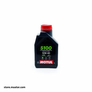 زيت موتوسيكل نصف تخليقي Motul 5100 10W40 4T